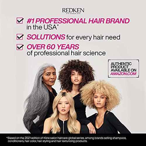 Redken Frizz Dismiss Shampoo, Conditioner and Rebel Tame Treatment Set For Frizzy Hair - Smooths Hair and Manages Frizz