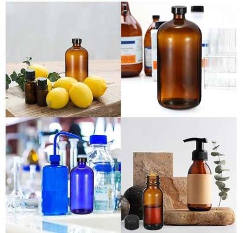 MRS Distributors 1/2 Oz Boston Round Amber Glass Bottle With Black Phenolic Polycone Liner Caps- 144 PACK; Perfect For Perfumes, Essential Oils, Aromatic Blends, Bath and Body, Reagent Liquids 15ml