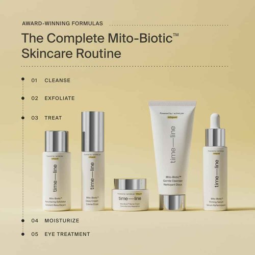 Timeline Mito-Biotic™ Travel Size Dewy Cream Lightweight Moisturizer With Peptides to Hydrate, Plump & Protect Dry Skin - .51 Fl Oz