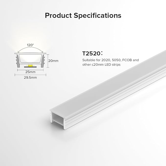 BTF-LIGHTING Silicone LED Channel System 32.8Ft Flexible Milky White Cover DIY Spotless Tube for ≤20mm Width LED Strip,Neon Rope Light Channel Diffuser, for Kitchen Cabinet, Room, Patio(No LED Strip)