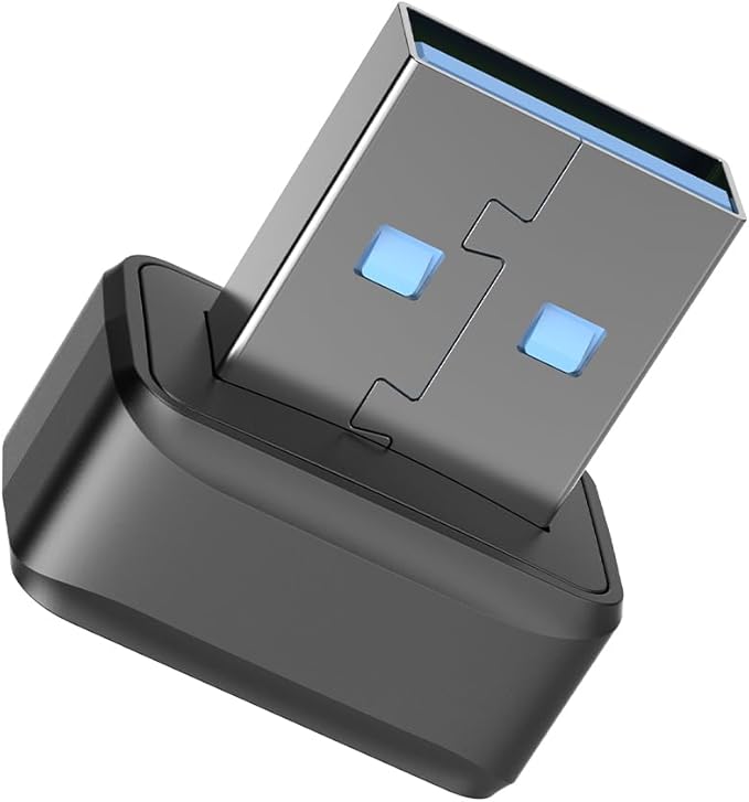 USB Fingerprint Key Reader Advanced Security Access Window Hello Fingerprint Reader for Windows10/11 Laptops Computer