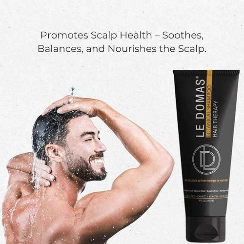 LE DOMAS Botanical Hair & Body Care Set – Hydrating Face Wash, Midnight Skincare Body Wash, Hair Growth Shampoo and Conditioner, Sulfate Free Formula with Natural Ingredients for All Hair & Skin Types