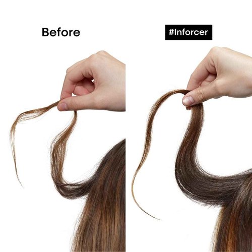L'Oréal Professionnel Paris Inforcer Strengthening Shampoo & Conditioner Set - Prevents Breakage and Adds Softness For Weak, Fragile & Damaged Hair, With Biotin