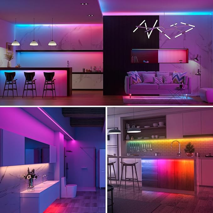 BTF-LIGHTING FCOB COB LED Strip Light IP66, WS2814 Smart IC RGBW 4000K Color Chasing Light, UL Listed DC24V 32.8FT 784LEDs/m High Density 10mm Width for Home Party DIY Decor(No Adapter or Controller)