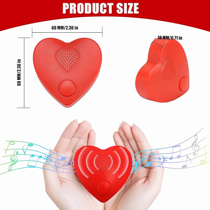 Voice Recorder,XLW 350s Voice Box for Recordable Presents Button Sound Box for Stuffed Animals, Mother's Day Valentine Christmas Plush Toy,Manual DIY Creative Sound Present for Boys Girls-2P