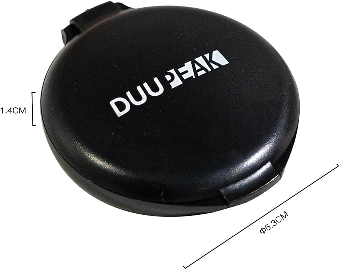 Fingerprint Ink Pad, Quick-Drying & Portable, for Office Notary Supplies, Identification Security ID & Law Enforcement Fingerprint Cards Stamp Pad (Black, 1 Pack
