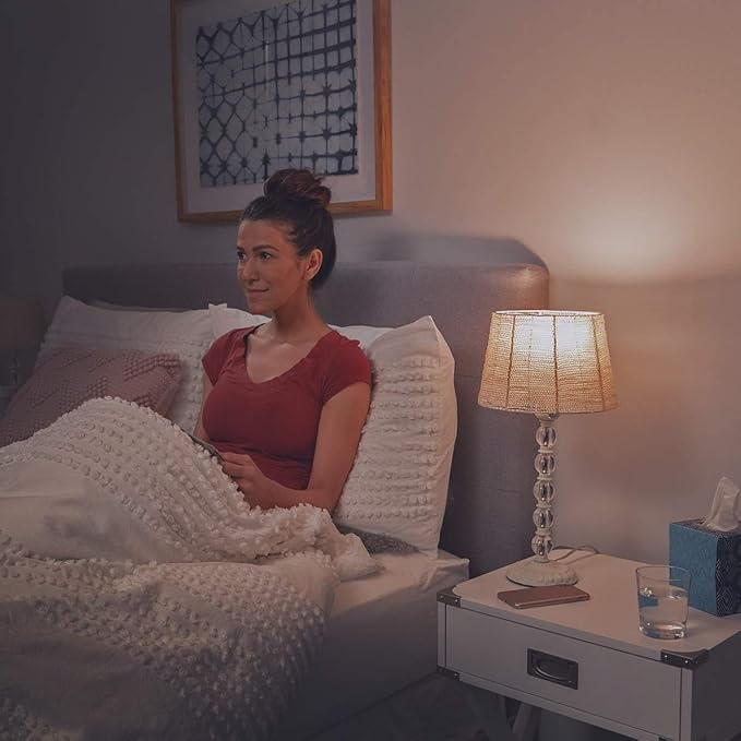 Bulbrite Solana 2-Pack A19 WiFi Connected Edison Filament LED Smart Light Bulb, Clear