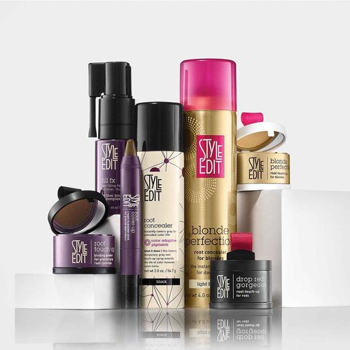 Style Edit Root Concealer Touch Up Spray | Instantly Covers Grey Roots | Professional Salon Quality Cover Up Hair Products for Women |Medium Brown 2 Ounce (Pack of 2)
