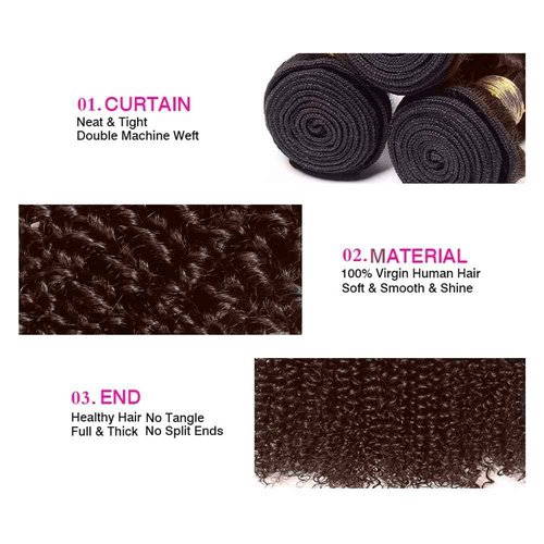 Condescension Human Hair Bundles 26 28 30 Inch Color 4 Jerry Curly Wave Human Hair Bundles Unprocessed Brazilian Virgin Hair for Black Women