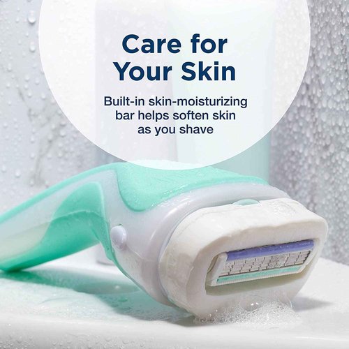 Schick Intuition Sensitive(Aloe) Renewing Moisture Women Razor Refill Cartridges, 12 count(4Pack), New Version 2022