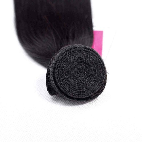 ISEE Hair 8A Peruvian Remy Hair Silky Straight Hair Weave 100% Unprocessed Peruvian Straight Hair One Bundle Natural Color 26inches