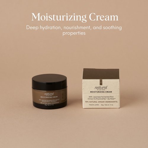 ILEM JAPAN Moisturizing Cream, Glowing Skin,Non-Sticky, Fast Absorbing, Daily Moisturizer for Dry, Rough Skin, For Men & Women