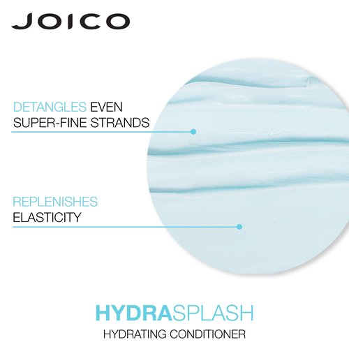Joico HydraSplash Hydrating Shampoo and Conditioner| For Fine, Medium, Dry Hair | Replenish Moisture | Add Hydration & Softness | With Sea Kelp & Coconut Water | 33.8.1 Fl Oz