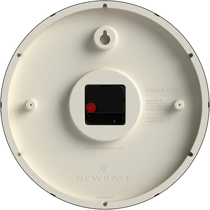 NEWGATE® Number Four Echo wall Clock | Modern Round Clock | 30cm | Midnight Blue | Easy to Read Numbers | Ideal for Kitchen, Living Room or Office