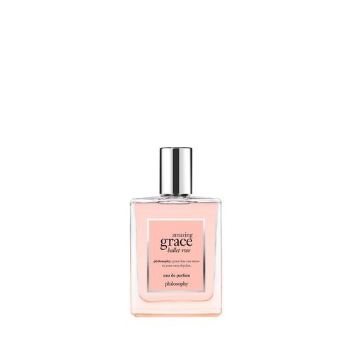philosophy amazing grace ballet rose eau de parfum - dreamy & floral women's perfume - with notes of rose, lychee & musk - long lasting fragrance - 2 fl oz
