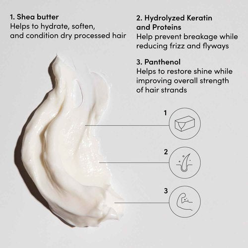 OUAI Fine to Medium Hair Treatment Bundle - Includes Scalp Serum and Masque for Moisturized, Healthy Hair and Scalp (2 Count, 2 Oz/ 8 Oz)