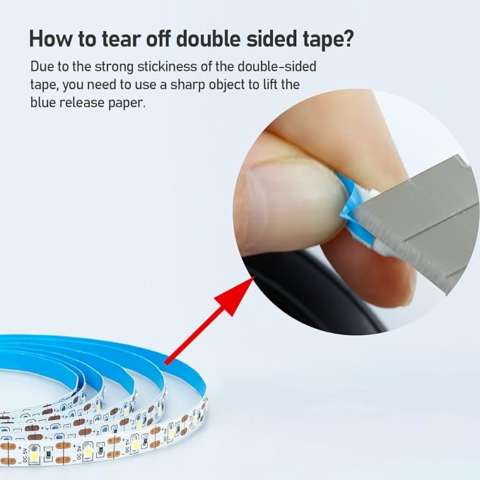 USB Red 620-625nm LED Strip Light 5V USB Powered 13.12ft/4M 240LEDs Flexible SMD2835 High Brightness No-Waterproof IP20 LED Tape Lights(2pcs x 6.6ft)