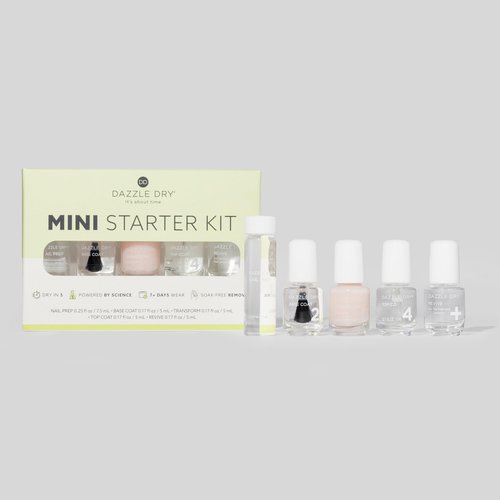 Dazzle Dry Starter Mini Kit + French Manicure Mini Flight