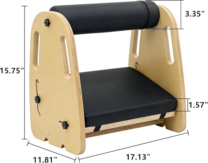 Double Layer Wooden Foot Stool for Under Desk, Foam Roller Top + Cushioned Bottom with Replaceable Massage Pad, Ergonomic Design, Suitable for Office, Home, Gaming, All Seasons Use (Green)