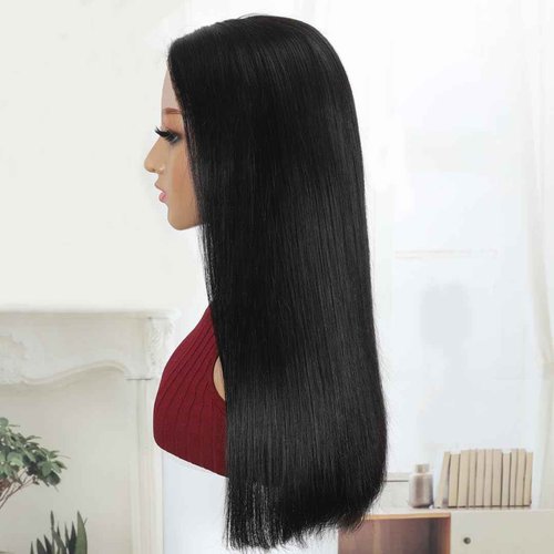 20 Inch Wear and Go Glueless Bob Wig Human Hair Pre Plucked Pre Cut 180% Density 5x5 HD Transparent Lace Front Wigs Human Hair for Black Women Short Straight Bob Wigs No Glue Lace Closure Wigs