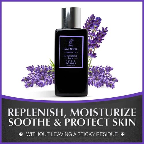 Castle Forbes Oil Aftershave Balm, Lavender, 5 oz.