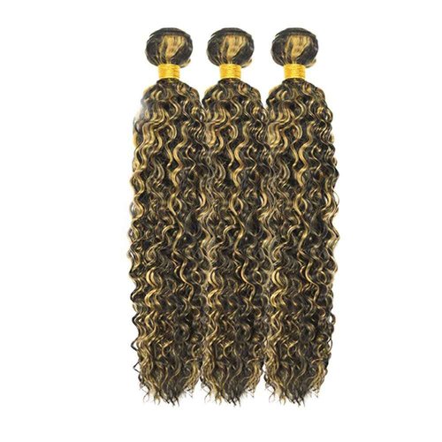 Habiliana Bundles Human Hair 24 26 28 Inch P1B/27 Human Hair Bundles 12A Unprocessed Brazilian Virgin Quick Weave Hair Extensions for Black Women
