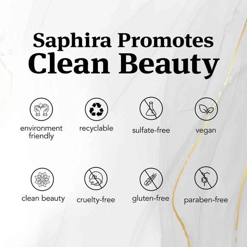 Saphira Mineral Treatment Shampoo for Fine, Thin and Color-Treated Hair, Sulfate-Free, Paraben-Free, Strengthens, Volumizes and Defines Weak and Fragile Hair, 34 Ounce