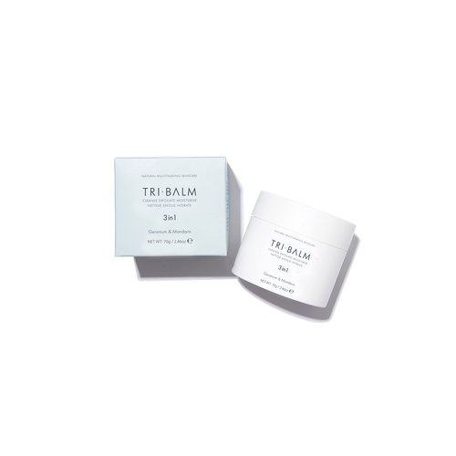 FORMULAE PRESCOTT | Tri-Balm 3 in 1 Facial Balm 70g Jar | Facial Cleanser, Facial Exfoliant, & Facial Moisturizer Jar| All Natural Skin Care (2.46 Oz)