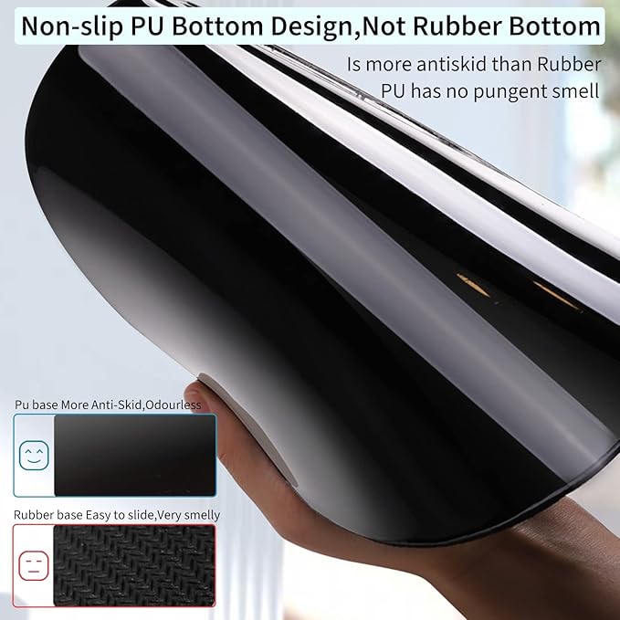 Ergonomic Mouse Pad with Wrist Support,Cute Mouse Pads with Wrist Rest,Comfortable Mouse Pad for Home Office Gaming Working Computers Laptop,Pain Relief with Non-Slip PU Base (Vase)