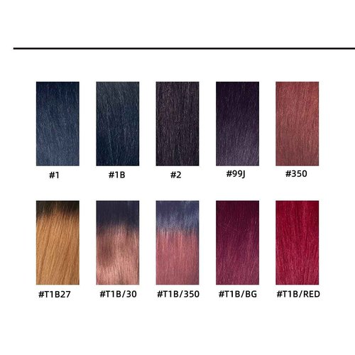 New Remy Yaky-Remy Blue 100% VIRGIN Human Hair Weave- Shed Free&Tangle Free (#1B, 16” packs of 2)