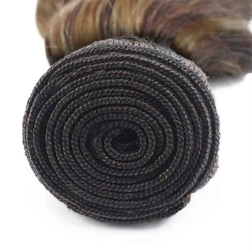 30 32 34 inch Ombre Bundles Human Hair Honey Brown Bundles P4/27 Human Hair Bundle Highlight Body Wave Bundle