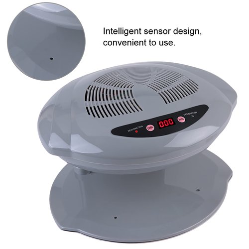 Nail Dehydrator, Hot & Cold Air Nail Polish Drying Fan Nail Polish Dryer Nail Dryer Fan Professional Nail Polish Dryer Machine for Home Salon Both Hands and Feet Use