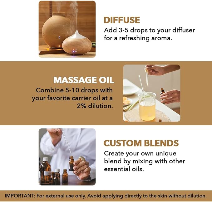 Majestic Pure Essential Oil with Glass Dropper - 100% Pure and Natural - Essential Oils for Diffuser, Aromatherapy, Soap and Candle Making, Frankincense Essential Oil, Frankincense Oil, 4 Fl Oz