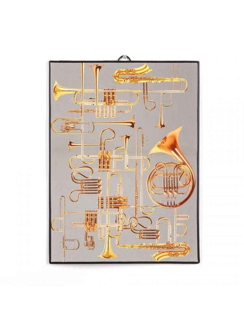 SELETTI Trumpet Mirror, Tabletop Mirror, Large Mirror, Makeup, Stylish, Interior, Art, Gift, Unique
