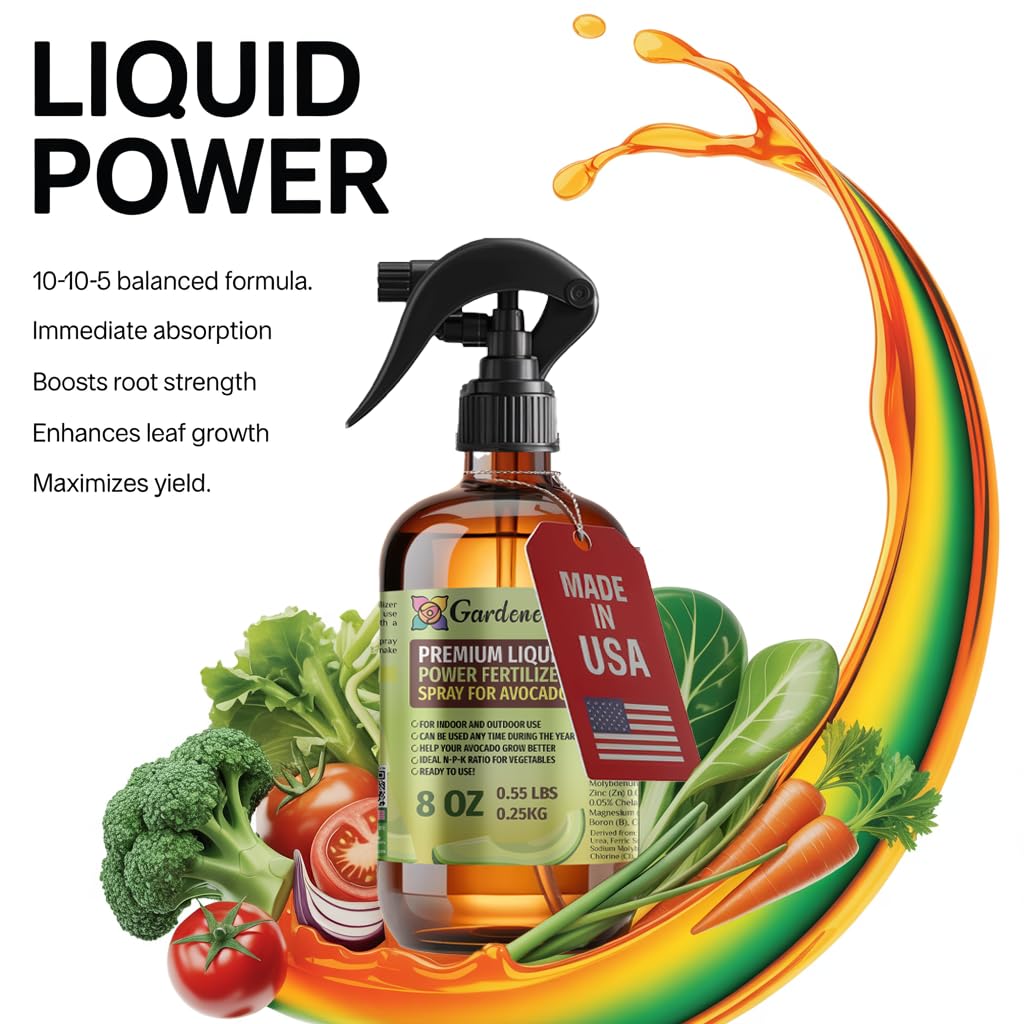 Liquid Power Artichoke Fertilizer Spray – Ready-to-Use Liquid Plant Food for Artichoke – Premixed, Easy Application – Fast-Acting Formula for Growth, Roots & Yield – Indoor & Outdoor Use – 8 oz