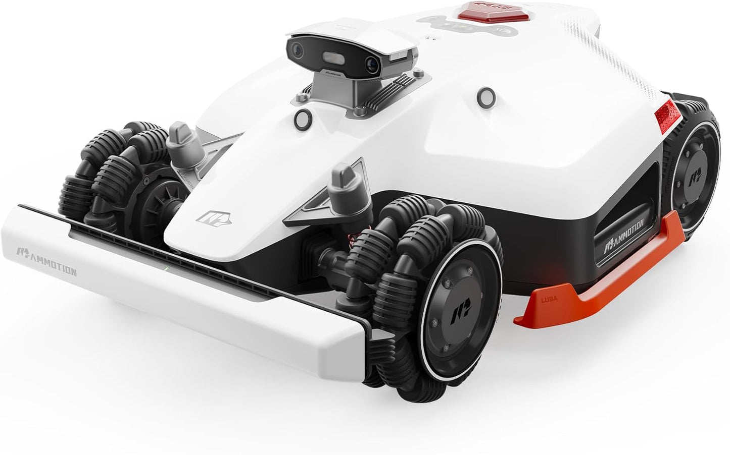 LUBA 2 AWD 5000X Robot Lawn Mower with 4G, All-Wheel-Drive for 80% Slope, Perimeter Wire Free for 1.25 Acres, UltraSense AI Vision & RTK Auto-Mapping, 1.0"-2.7" Adjustable Cutting Height