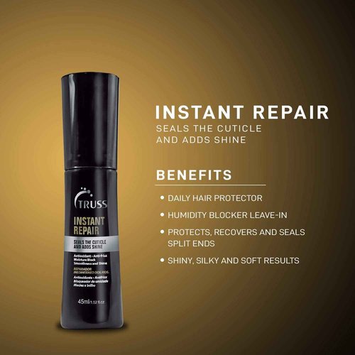 TRUSS Night Spa Serum Overnight Hair Treatment Bundle with Instant Repair - Daily Leave-In Hair Protector