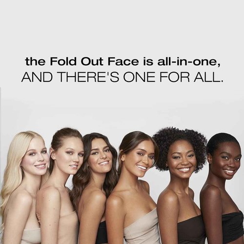 Woosh Beauty, Fold Out Face Original Makeup Palette, Travel, All in One, Neutral Cream & Powder (#2 Medium Light)
