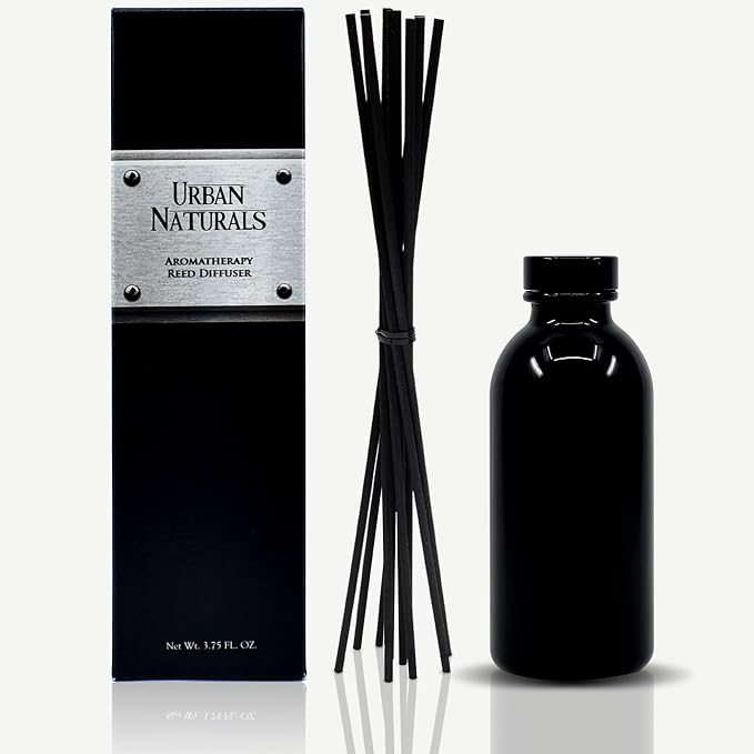 Urban Naturals Eucalyptus Sage Reed Diffuser Oil Gift Set | Eucalyptus, Sage, Mint, Lime & Cedarwood Essential Oils| Soothing & Relaxing Scent for Bathroom or Bedroom Made in the USA