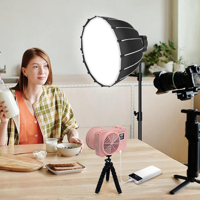 ZC-100BI 100W COB Video Light with Bowens Mount,10000Lux/m 2700K-7500K Bi-Color Camera Light with 10 Scenario Simulations Control Continuous Lighting for Photography (ZC-100 Balck Full kit)