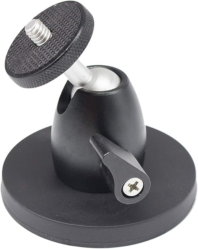 Magnetic Camera Mount with 360 Magnetic Stand, Attaches to Steel Surfaces for Action Camera, Car Mount, Light Stands & Tripods