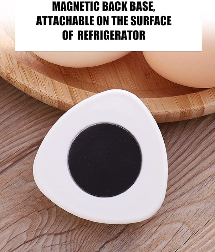 Jawbush Egg Piercer for Raw Eggs, Egg Hole Poker Puncher with Magnetic Base & Safety Lock to Get Good Hard Boiled Eggs, Easy Egg Peeler Shell Remover with Retractable Pin