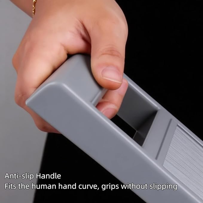 Handheld vegetable Slicer Potato Slicer: Suitable for Potatoes, Carrots, Zucchini, Cucumbers, Onions, Eggplants, Suitable for Making Potato Chips and Using Vegetable French (Grey)
