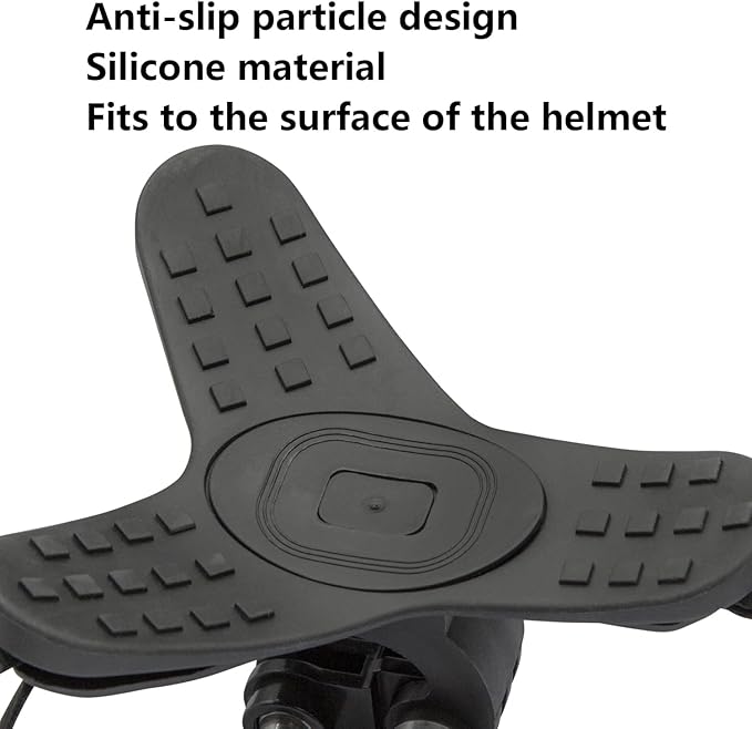 Haoyou Helmet Chin Mount Strap Compatible with Gopro Hero 13 12 11 10 9 8 7 and DJI Osmo Action Camera，Motorcycle Helmet Extension Attachment Mounting Accessories (Black)