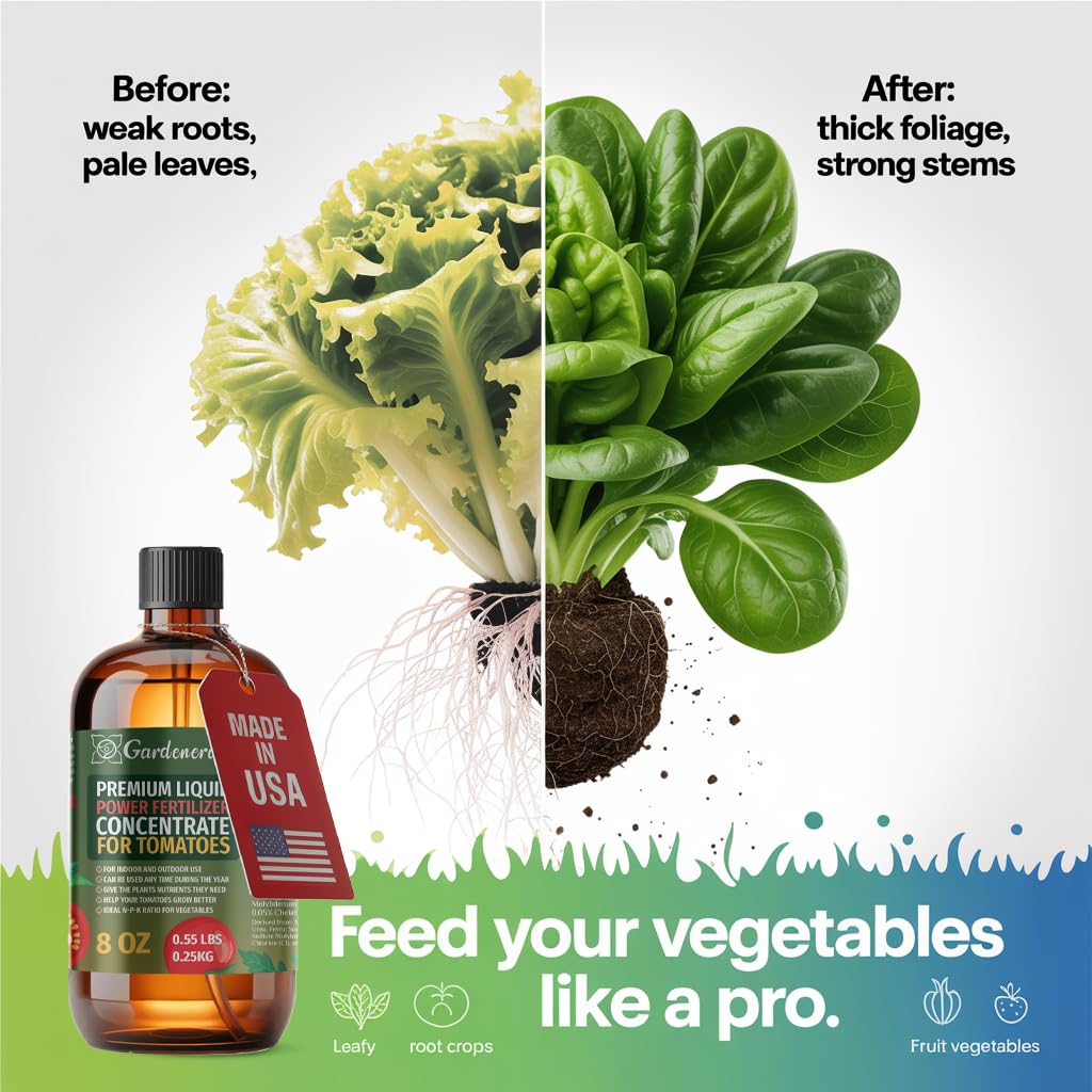 Liquid Power Mushrooms Fertilizer Spray – Ready-to-Use Liquid Plant Food for Mushrooms – Premixed, Easy Application – Fast-Acting Formula for Growth, Roots & Yield – Indoor & Outdoor Use – 8 oz