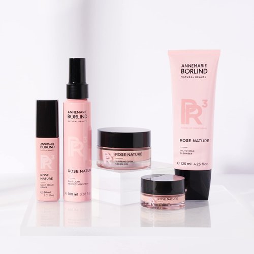 ANNEMARIE BÖRLIND ROSE NATURE Cooling Spa Eye Cream-Gel (0.50 Fl Oz) - Plumps up wrinkles caused by tiredness, PR3 rose complex reduces the effects of blue light, vegan