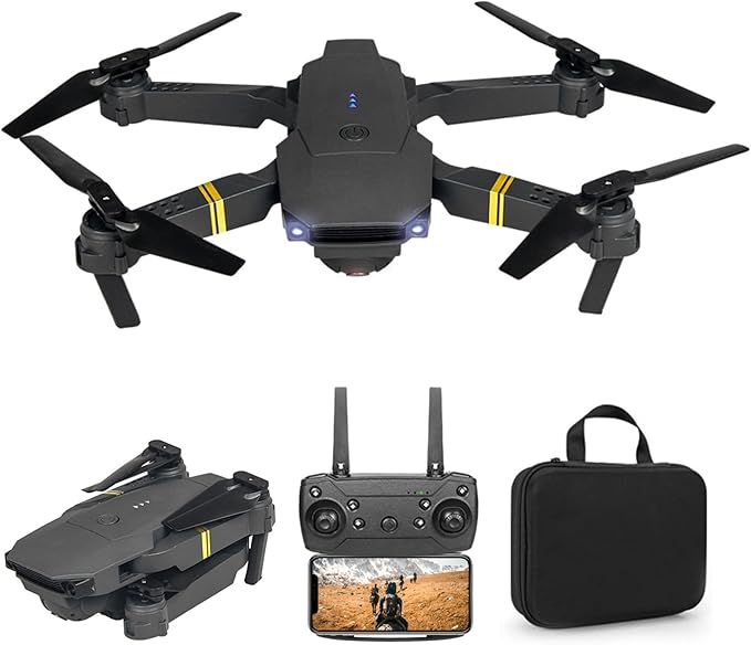 Falcon 4K Drone with Camera | Quadcopter Drones for Kids Falcon Drone for Adults and Galaxy Ball Toy Motorized Flying Spinner Drones for Kids LED Light Up Ball, Hand Gesture Control