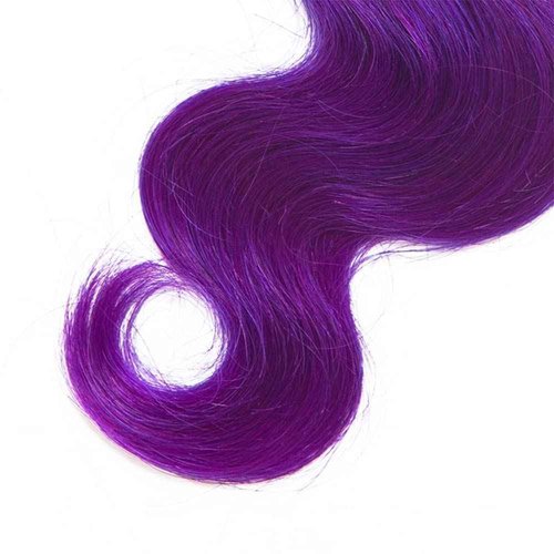 Habiliana Bundles Human Hair 22 24 26 Inch Body Wave T1B Purple Human Hair Bundles 11A Unprocessed Brazilian Virgin Quick Weave Hair Extensions for Black Women
