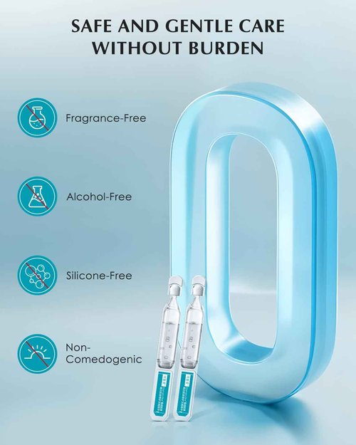 KOMFYMED Recombinant Collagen Restoration One-Day Serum – 4 Types of Collagen & Ectoin, Intensive Barrier Strengthening & Hydration, Single-Use Vials for All Skin Types (1.5ml / 0.05 fl.oz × 30)