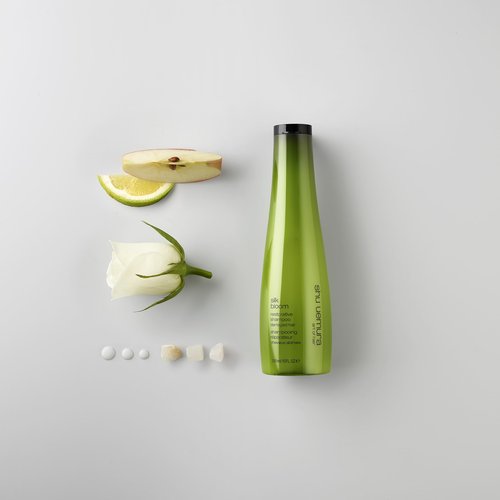 shu uemura art of hair Silk Bloom Conditioner For Damaged Hair - Repairs and Restores Damaged Strands, Adds Silky Smoothness, 8 Fl Oz